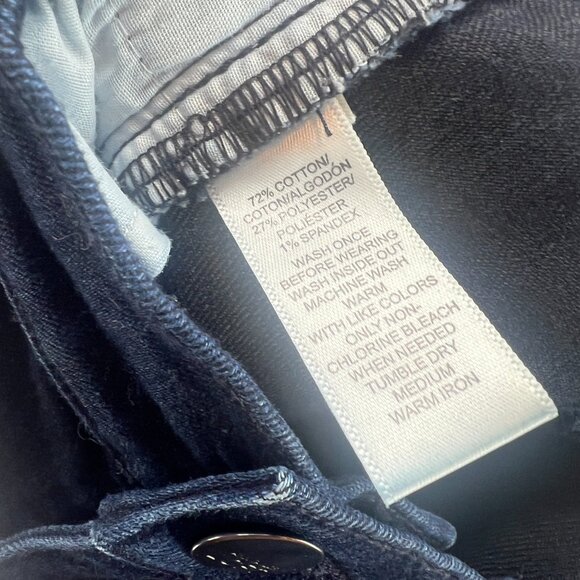 Loft Dark Wash Modern Skinny Jeans Women's 26 2P - Picture 10 of 10